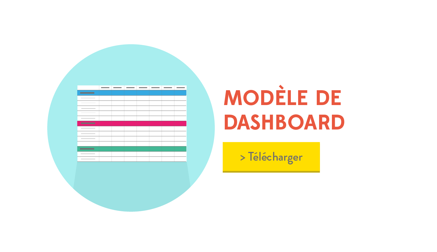 Modèle de Dashboard Content Marketing - Inbound Marketing -- by Invox-01